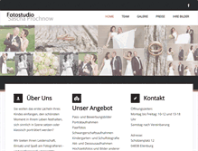 Tablet Screenshot of fotostudio-prochnow.de